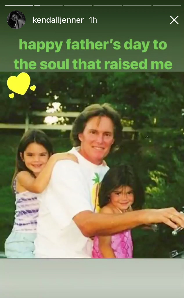 Kendall And Kylie Jenner Post Cute Throwback Photos In Fathers Day